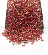 11/0 Charlotte Cut Beads Patina Opaque Red Coral Bronze Gold 10/20/50/250/500 Grams PREMIUM MATERIALS