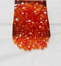 5mm Fireopal Shimmer Swarovski Bicone beads Cuts 12/36/72/144/432/720 Pieces VINTAGE SWAROVSKI, jewelry making, embroidery materials, craft