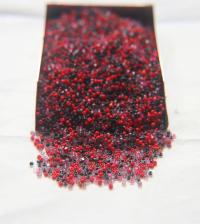 13/0 Charlotte Cut Beads Anemone Mixes 5/10/20/50/250/500 craft supplies, jewelry making, embroidery materials, vintage
