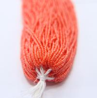 11/0 Czech Seed Bead Orange Opaque Luster 1/5/25/50/100 Full hanks Preciosa Ornella loose beads, mix beads, embroidery materials, NATIVE
