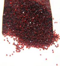 13/0 Charlotte Cut Beads Light Red Jet Lined Crystal 5/10/20/50/250/500 Grams craft supplies, jewelry making, embroidery materials, vintage