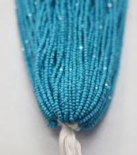 13/0 Hanks Charlotte Cut Beads 63050 Dark Turquoise Opaque 1/5/25/50/100 Hanks 1.6mm glass beads, jewelry supply, findings, craft supply