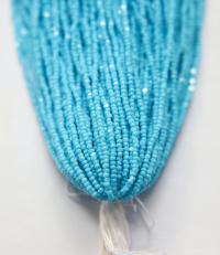 13/0 Hanks Charlotte Cut Beads 63020 Opaque Turquoise 1/5/25/50/100 Hanks 1.6mm glass beads, jewelry supply, findings, craft supply, rare