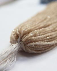 11/0 Hanks Charlotte Cut Beads Honey Opal 1/5/25/50/100 Hanks PREMIUM SEED BEADS, Native Supplies