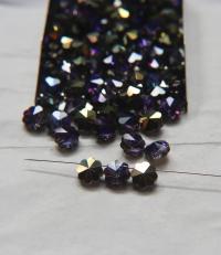 8mm SWAROVSKI 5110 - Daisy vintage Swarovski crystal bead in Vitrail Medium 2/4/24 Pieces PREMIUM MATERIALS