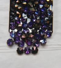 8mm SWAROVSKI 5110 - Daisy vintage Swarovski crystal bead in Vitrail Medium 2/4/24 Pieces PREMIUM MATERIALS