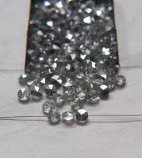 6mm SWAROVSKI 5102 Rivoli Crystal Beads in Crystal Comet 2/4/24/72/144 Pieces PREMIUM Materials