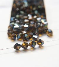 8 MM Mink Vintage Swarovski Bicone Beads 6/24/72/144 Pieces Haute couture embellishments, premium beads, vintage