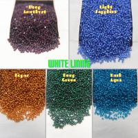 11/0 Charlotte Cut Beads in White Lining in transparent colors (23 Colors) 10/20/50/250/500 Grams PREMIUM SEED BEADS, native supply