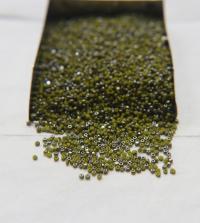 13/0 Charlotte Cut Beads Patina Opaque Olivine Gunmetal 5/10/20/50/250/500 Grams craft supplies, jewelry making, embroidery materials