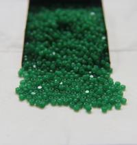 8/0 Charlotte Cut Beads 52240 Opal Green 10/20/50/250/500 Grams frosted glass beads, jewelry supply, vintage findings, craft supply
