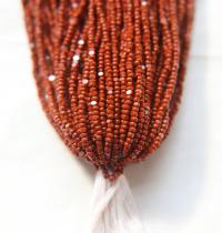 11/0 Hanks Charlotte Cut Beads Opaque Medium Brown 1/5/25/50/100 Hanks 2.0mm indian beads, glass beads, jewelry supply, findings, craft