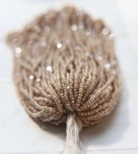 11/0 Hanks Charlotte Cut Beads Opaque Cream Light Silk 1/5/25/50/100 Hanks PREMIUM SEED BEADS, Native Supplies