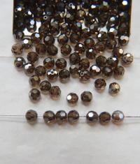 5mm Swarovski Elements Article 5000 Light Colorado Topaz Satin Faceted Round Beads 6/12/36/172/44/288/720 Pieces