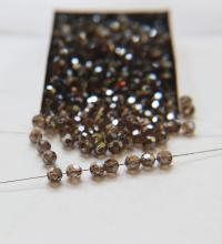 5mm Swarovski Elements Article 5000 Light Colorado Topaz Satin Faceted Round Beads 6/12/36/172/44/288/720 Pieces