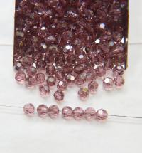 5mm Swarovski Elements Article 5000 Light Rose Satin Faceted Round Beads 6/12/36/172/44/288/720 Pieces