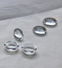 Swarovski 16x11 mm Vintage Crystal Flat Back Oval Cabochon Cabs in Crystal unfoiled 2/6 Pieces