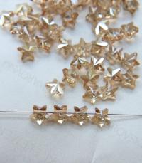 Swarovski Elements 8MM #5714 Star Beads in Crystal Golden Shadow 12/24/72/144 pieces wedding decorations, jewelry supplies, craft supply