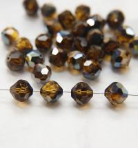 10mm Vintage Swarovski crystal beads, Mink Vintage faceted article 5309, 2/6/12/36/72/144 Pieces Vintage findings