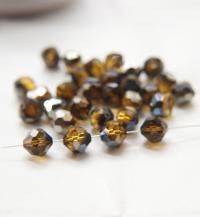 10mm Vintage Swarovski crystal beads, Mink Vintage faceted article 5309, 2/6/12/36/72/144 Pieces Vintage findings
