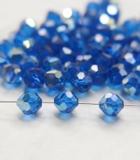 10mm Vintage Swarovski crystal beads, Capri Blue AB Vintage faceted article 5309, 2/6/12/36/72/144 Pieces Vintage findings
