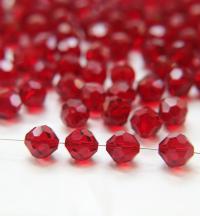 10mm Vintage Swarovski crystal beads, Siam Vintage faceted article 5309, 2/6/12/36/72/144 Pieces Vintage findings