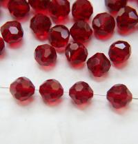 10mm Vintage Swarovski crystal beads, Siam Vintage faceted article 5309, 2/6/12/36/72/144 Pieces Vintage findings