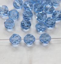 11mm Vintage Swarovski crystal beads, Light Sapphire Vintage faceted article 5309, 2/6/12/36/72/144 Pieces Vintage findings