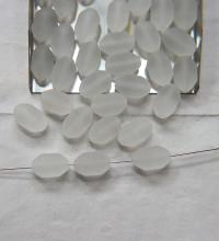 Vintage Swarovski 13X8 mm MATT Crystal Swarovski Elements 6/12/36 Pieces, vintage findings