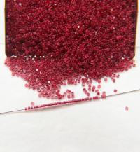 13/0 Charlotte Cut Beads Crystal Matt Ruby Lined 5/10/20/50/250/500 Grams embroidery materials, jewelry making, vintage beads