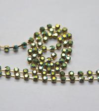 12SS Swarovski Vintage Rhinestone Chain in Black Diamond AB 3mm 0.5/1/2/5 Meters Wedding Bridal Supplies|Jewelry Making|Decoration, vintage