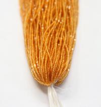 13/0 Hanks Charlotte Cut Beads 10050 Transparent Light Topaz 1/5/25/50/100 Hanks 1.6mm glass beads, jewelry supply, findings, craft supply