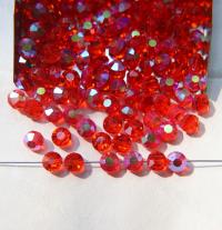 6mm Swarovski 5100 vintage round and slightly flattened crystal beads Sun Aurore Boreale 6/12/36/172/44/288 Pieces Vintage beads