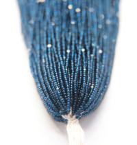 13/0 Charlotte Cut Beads Montana Transparent 1/5/25/50/100 Hanks craft supplies, jewelry making, embroidery materials, vintage beads, rare
