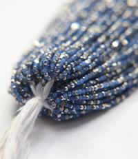 11/0 Hanks Charlotte Cut Beads Patina Premium Medium Sapphire Opal Silver 1/5/25/50/100 Hanks PREMIUM SEED BEADS, Native Supplies