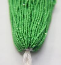 13/0 Hanks Charlotte Cut Beads 53210 Opaque Light Green 1/5/25/50/100 Hanks 1.6mm glass beads, jewelry supply, findings, craft supply, rare