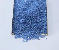 13/0 Charlotte Cut Beads Patina Opaque Light Sapphire Aurore Boreale 10/20/50/250/500 Grams PREMIUM MATERIALS