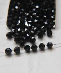 7mm Jet Vintage Swarovski rocky cut crystal beads - Art. 371/5007 2/6/12/36/72/144 Pieces PREMIUM MATERIALS