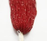 13/0 Hanks Charlotte True Cut Beads Opaque Garnet 1/5/25/50/100 Hanks 1.6mm glass beads, jewelry supply, findings, craft supply, rare beads