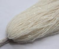 11/0 Hanks Charlotte Cut Beads 57102 Alabaster White 1/5/25/50/100 Hanks 2.0mm jewellery rare glass beads, jewelry supply, findings