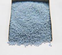 11/0 Charlotte Cut Beads Patina Pale Blue Opaque Aurore Boreale 10/20/50/250/500 Grams PREMIUM MATERIALS, native supply