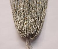 11/0 Hanks Charlotte Cut Beads Patina Opaque Chalk White Bronze Gold 1/5/25/50/100 Hanks PREMIUM SEED BEADS, Native Supplies