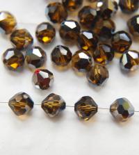 10mm Vintage Swarovski crystal beads, Mink Vintage faceted article 5309, 2/6/12/36/72/144 Pieces Vintage findings