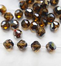 10mm Vintage Swarovski crystal beads, Mink Vintage faceted article 5309, 2/6/12/36/72/144 Pieces Vintage findings