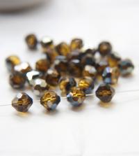 10mm Vintage Swarovski crystal beads, Mink Vintage faceted article 5309, 2/6/12/36/72/144 Pieces Vintage findings