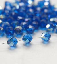 10mm Vintage Swarovski crystal beads, Capri Blue AB Vintage faceted article 5309, 2/6/12/36/72/144 Pieces Vintage findings