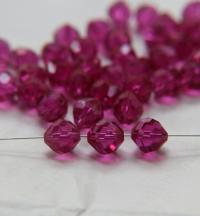 10mm Vintage Swarovski crystal beads, Fuchsia Vintage faceted article 5309, 2/6/12/36/72/144 Pieces Vintage findings
