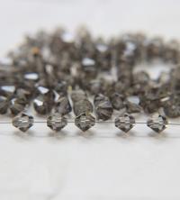 5mm Black Diamond Bicone beads Cuts 12/36/72/144/432/720 Pieces (215) Premium Materials