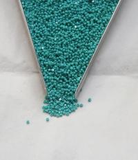 13/0 Charlotte Cut Beads Opaque Aqua Green 5/10/20/50/250/500 Grams craft supplies, jewelry making, embroidery materials, vintage beads