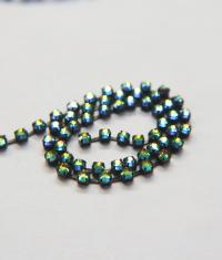 16ss Swarovski 2088 Chain Flat Back Crystal Vitrail Medium 4mm 0.5/1/2/5 Meters Vintage Black Settings Wedding Supplies|Jewelry Making